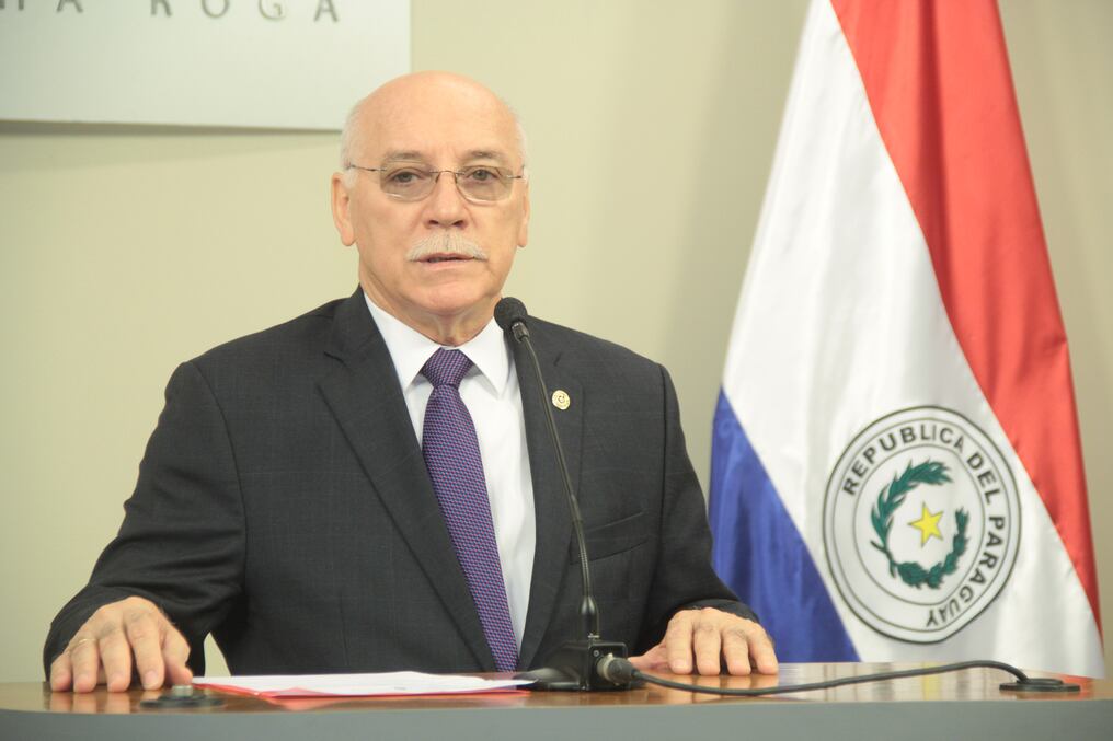 Eladio Loizaga, ministro de Relaciones Exteriores.
