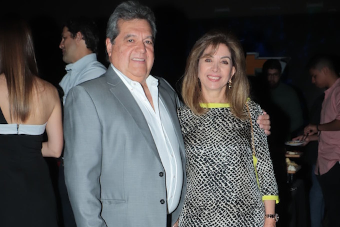 Nufro Arias y Malena Quiñónez de Arias.
