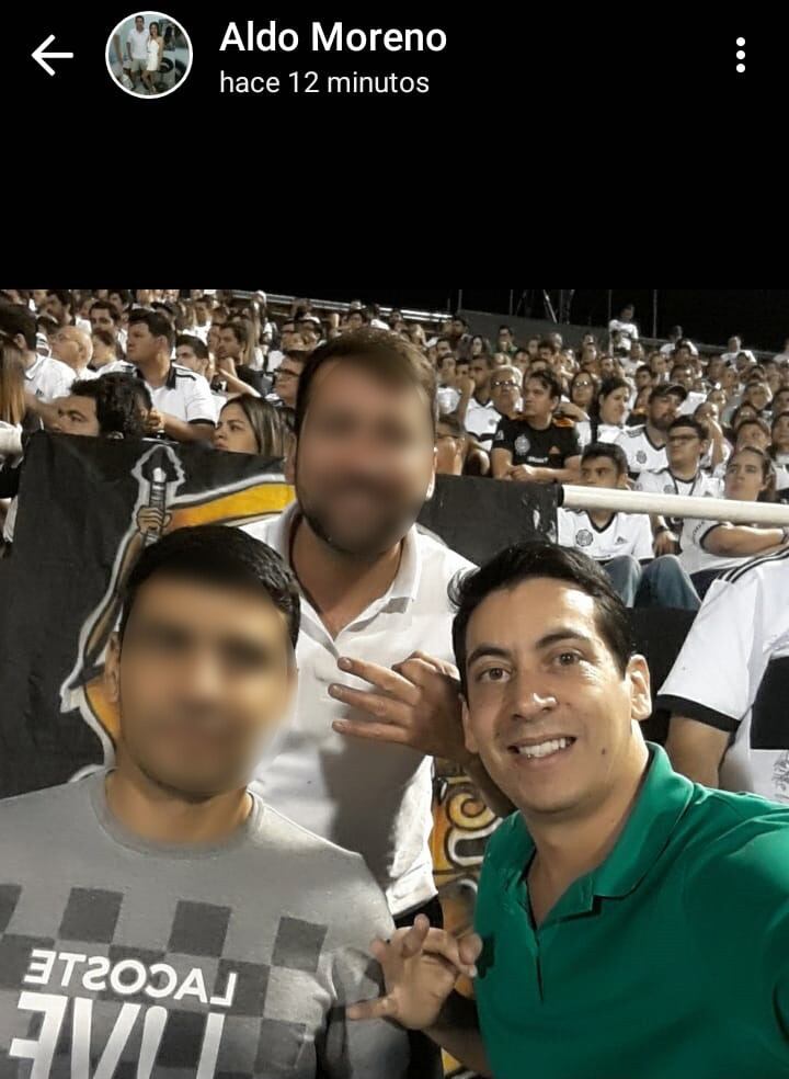 El propio interno subió fotos a su estado de WhatsApp. Foto: Gentileza.