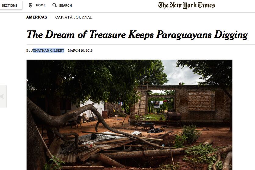 Plata yvygüy: el tesoro enterrado del Paraguay que fascina al New York Times