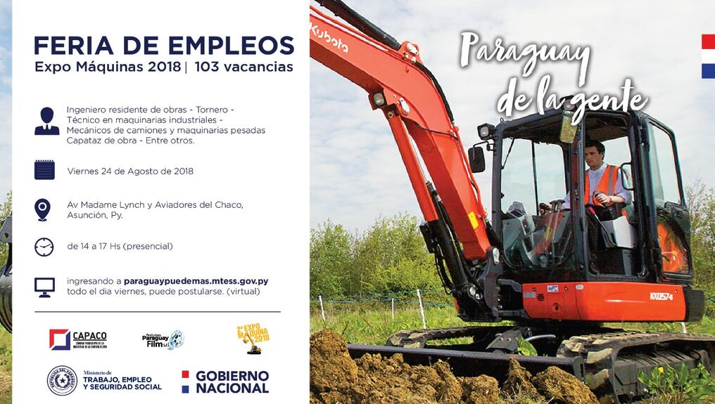 Feria de Empleo Expo Máquinas.