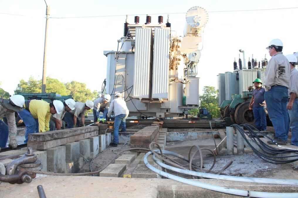 El aumento de potencia se realizó con el cambio del anterior Transformador de 12,5 MVA 66/23 kV, por otro de 20 MVA de las mismas características de tensión. gentileza.