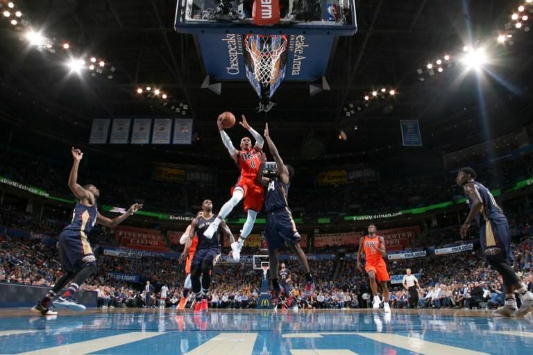 Russell Westbrook está ofreciendo un verdadero espectáculo esta temporada. Foto: AFP.
