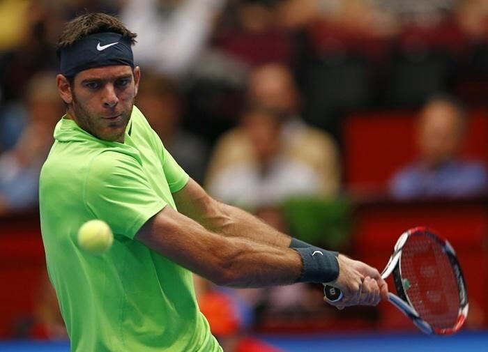 Juan Martín Del Potro (ARG) ganó a Dustin Brown (GER) 7-6 (7/2), 6-4.