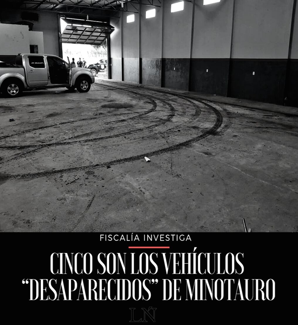 Cinco son los vehículos “desaparecidos” de Minotauro