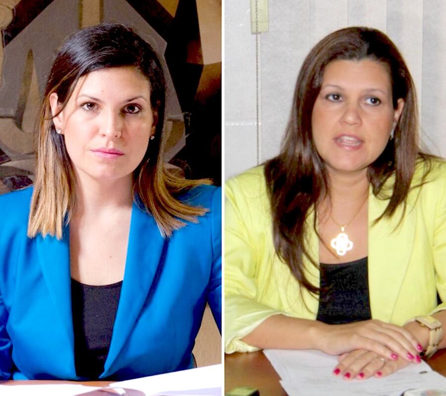 Las fiscalas Claudia Morys y Nathalia Acevedo.