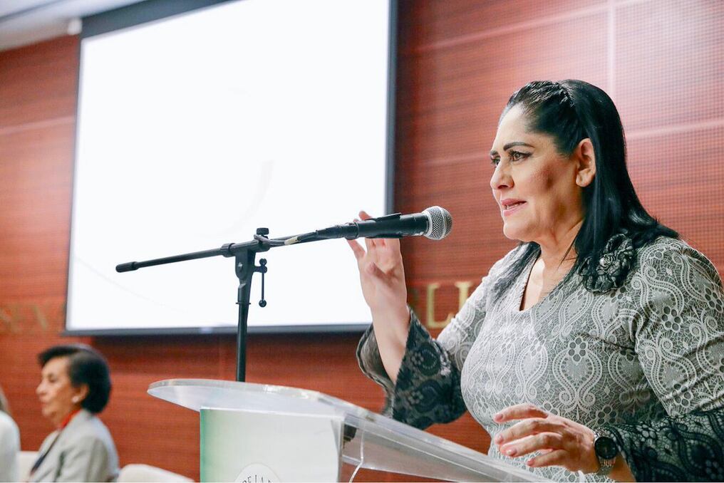 Diva Gastélum, senadora de la República de los Estados Unidos Mexicanos, una de las disertantes. Foto: Gentileza.