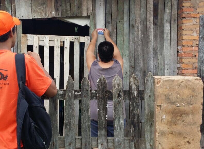 Dentro del proyecto se realizó un censo a través de una aplicación para teléfonos móviles. Foto: gentileza.