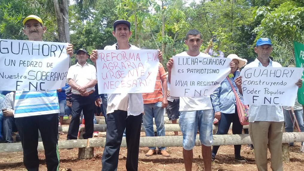 Acudieron campesinos de los distritos de San Joaquín, 3 de Febrero, Caaguazú, Repatriación, Juan Manuel Frutos, Juan E. O'leary y las colonias Blas Garay y Guahory. Foto: Gentileza.