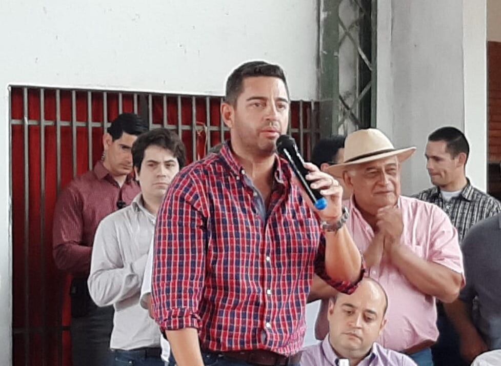 Pedro Alliana, titular de la ANR pidió terminar con la especulación sobre un posible pedido de juicio político al Presidente de la República. Foto: Lorenzo Aguero