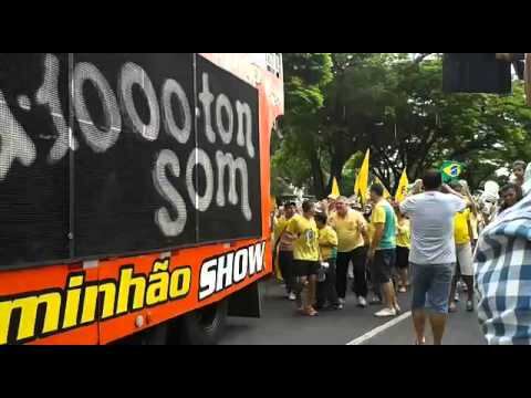 Magra asistencia en protestas para exigir salida de Rousseff en Brasil