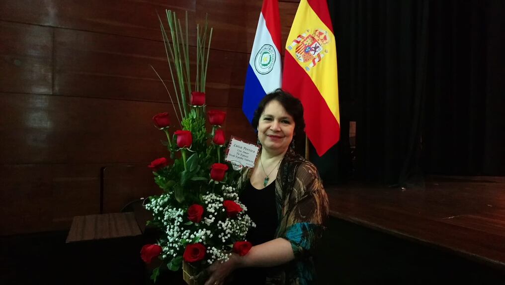 Luisa Pereira Núñez, presidenta de la asociación LiterNauta en España. Foto: Gentileza. 