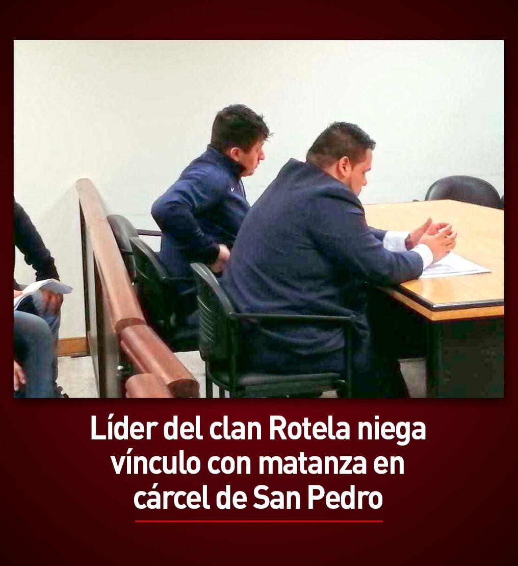 Líder del clan Rotela niega vínculo con matanza en cárcel de San Pedro