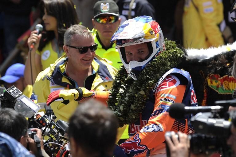 Por primera vez, un británico gana en la categoría motos. Sunderland es leyenda. Foto: AFP.