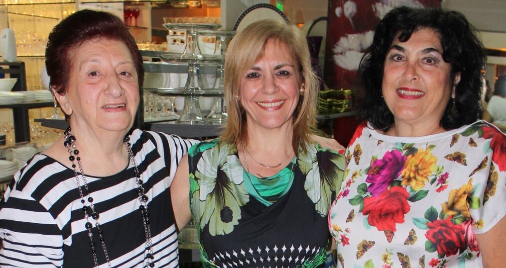 Sara Zapag, Sara Yaluff y Cristina Bazas. 