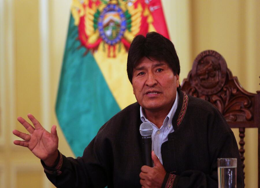El presidente Evo Morales buscará un cuarto mandato en Bolivia.