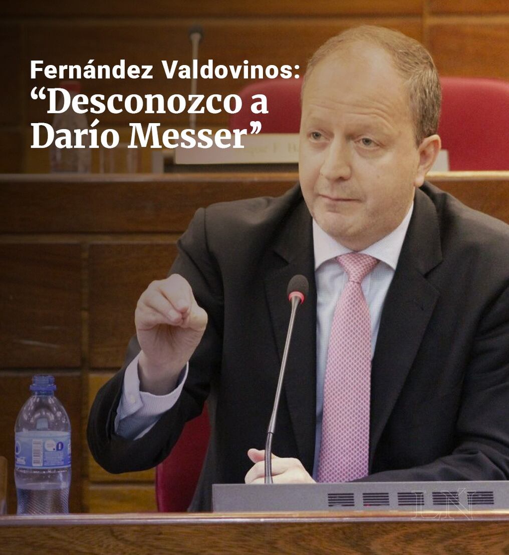 Fernández Valdovinos: “Desconozco a Darío Messer”