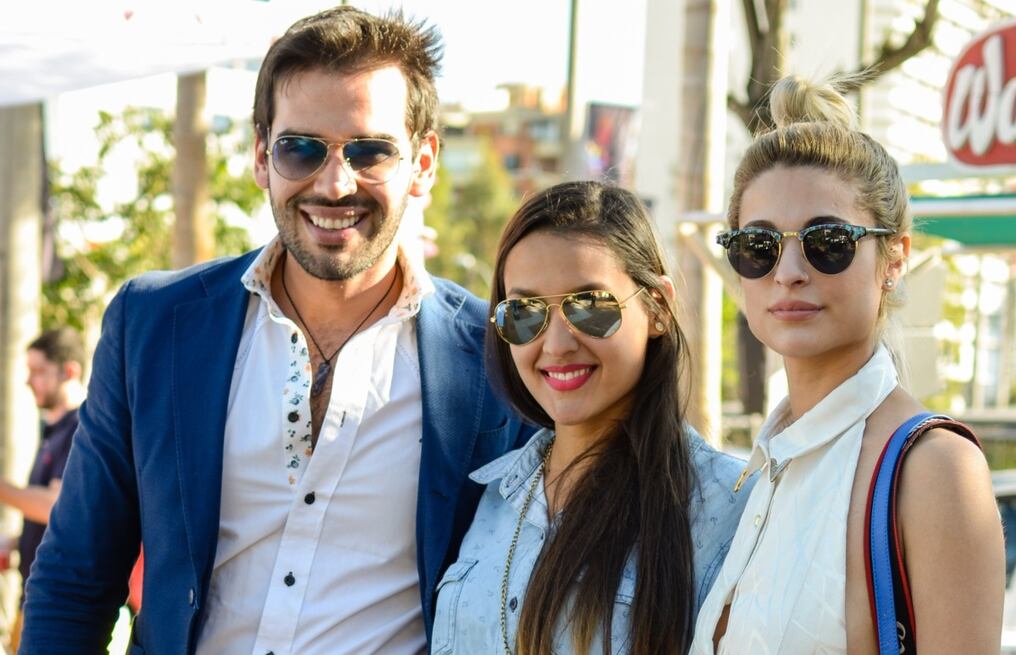 Víctor Flores, Irene Camacho y Puppa Careaga. 