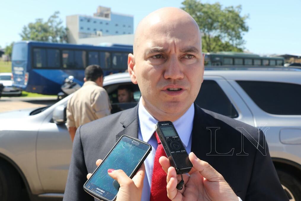 El fiscal, Lorenzo Lezcano. Foto: Christian Meza.
