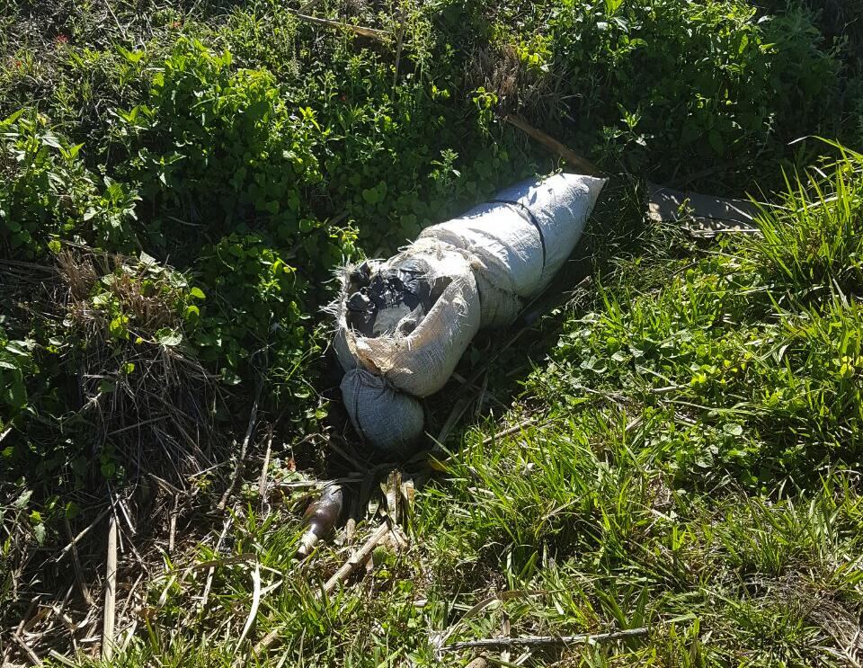 El cuerpo fue arrojado en la cuneta de la ruta ItáGuarambaré.