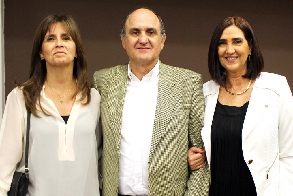 Beatriz Pecci de Callizo, Federico Callizo Nicora y María Angélica Callizo.