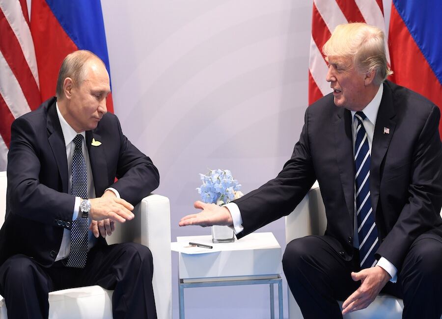 Los presidentes Vladimir Putin, de Rusia, y Donald Trump, de EEUU.