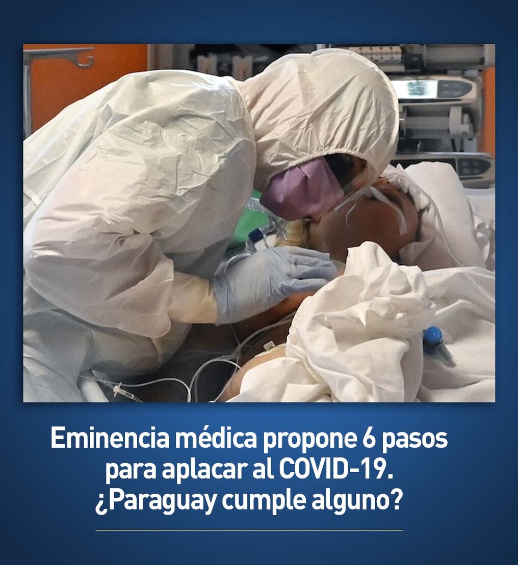 Eminencia médica propone 6 pasos para aplacar al COVID-19. ¿Paraguay cumple alguno?