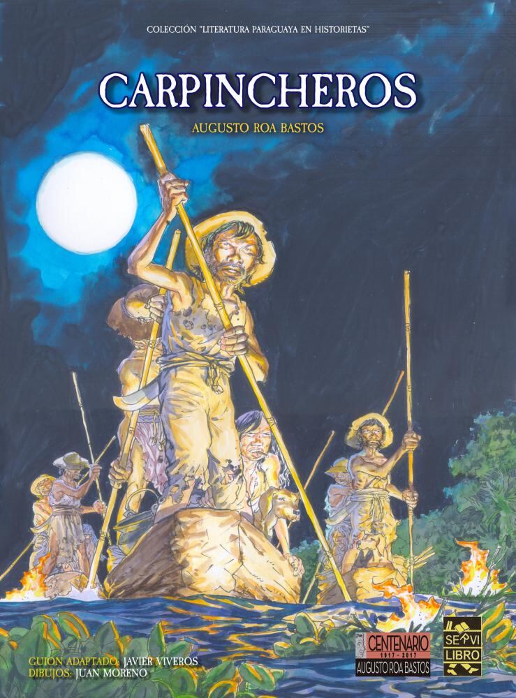 Portada del cuento "Carpincheros" de Augusto Roa Bastos.[/caption]