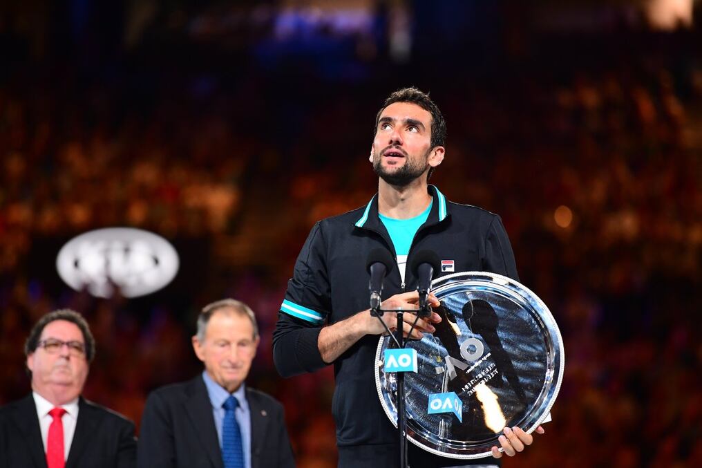 Cilic quedó a un paso de su segundo título de Grand Slam. Foto: @AustralianOpen.