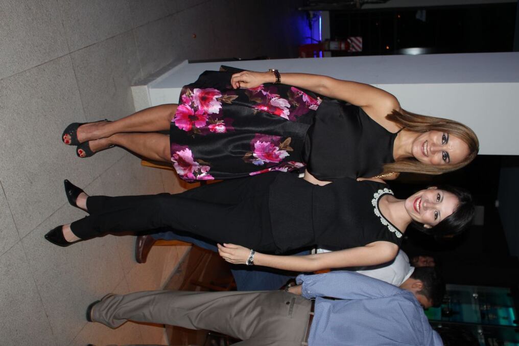 Gricelda Giménez y Cecilia Ovelar.