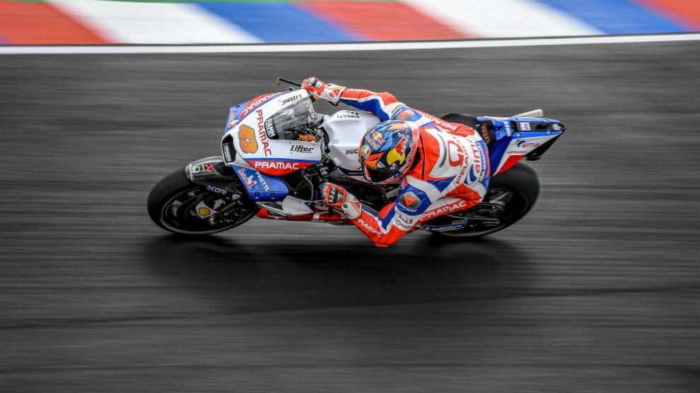 El australiano Jack Miller dominó la sesión clasificatoria del Gran Premio de Argentina.