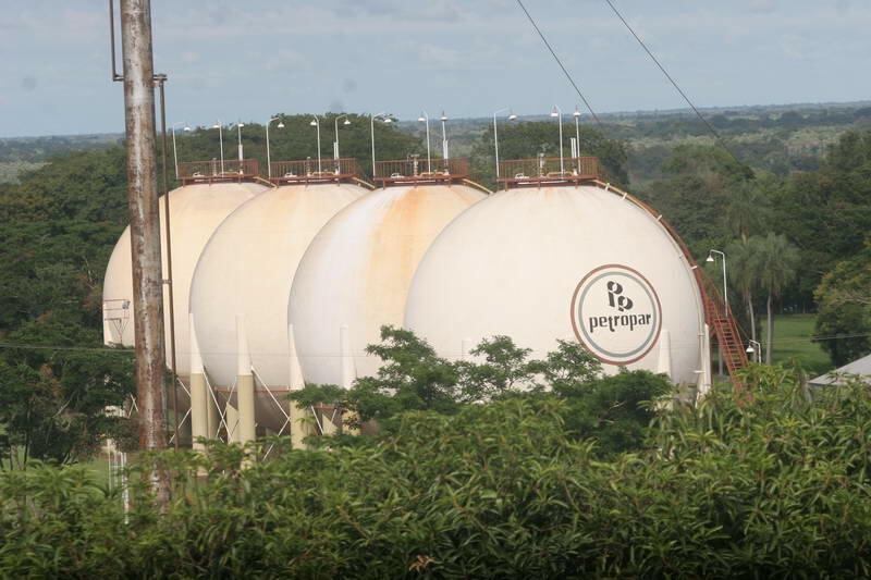 Petropar cuenta con una capacidad de almacenaje de 3.200 toneladas de GLP en su planta de Villa Elisa.