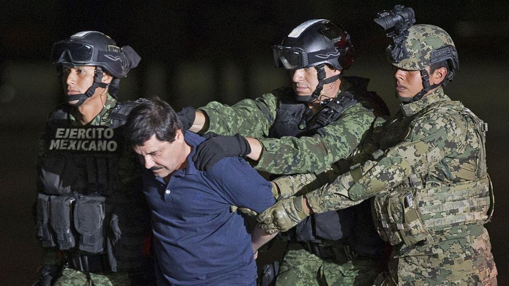 Martínez, involucrado directamente en el envío de "muchas toneladas" de cocaína a Estados Unidos, derrochó detalles sobre cómo trabajó Joaquín "Chapo" Guzmán (foto) entre 1986 y 1998. archivo.