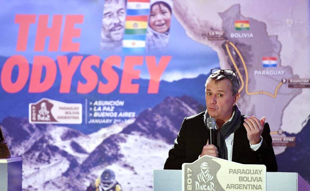 El francés Etienne Lavignne es director del Dakar.