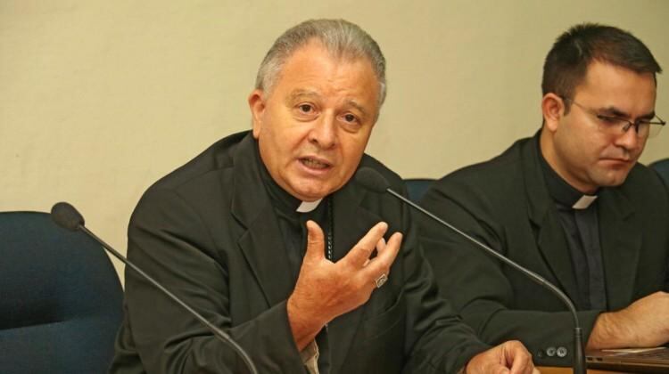 El nuncio apostólico Eliseo Ariotti. Foto Pánfilo Leguizamón.