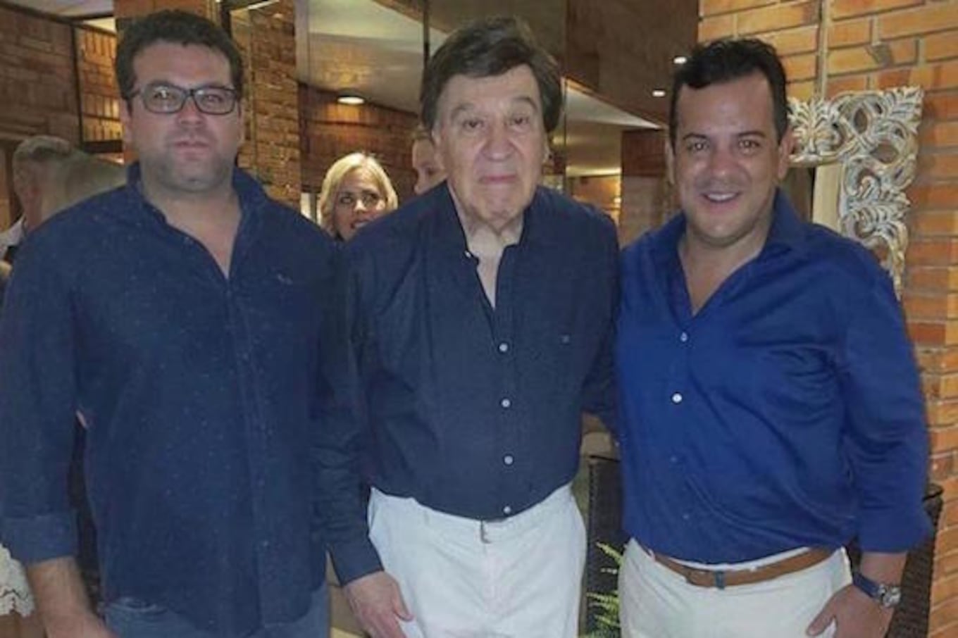 Rodolfo Friedmann junto al empresario Roberto Antebi.