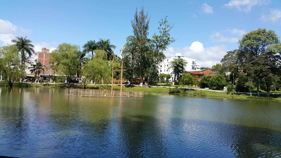 El Lago Ykua Pytâ es uno de los sitios recuperados mediante el trabajo de las nuevas autoridades comunales. Foto: Nino Silguero.