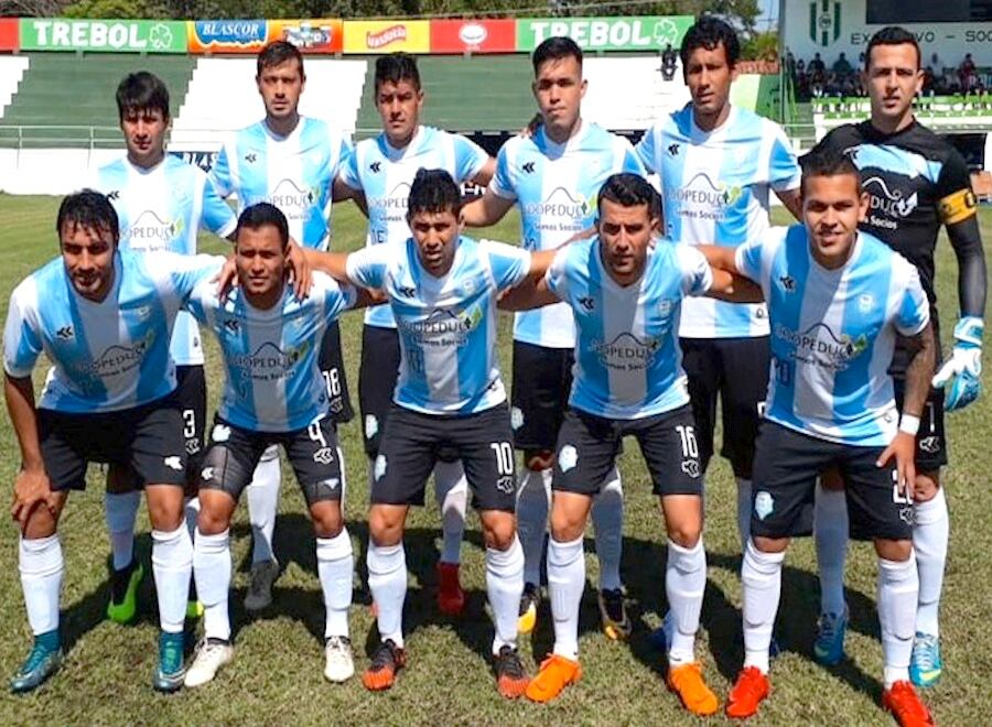Equipo de Guaireña que venció a Rubio Ñu.FOTO: PRENSA GUAIREÑA