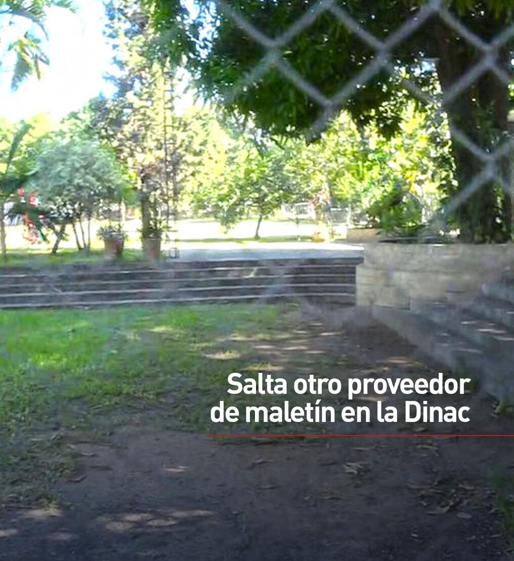 Salta otro proveedor de maletín en la Dinac