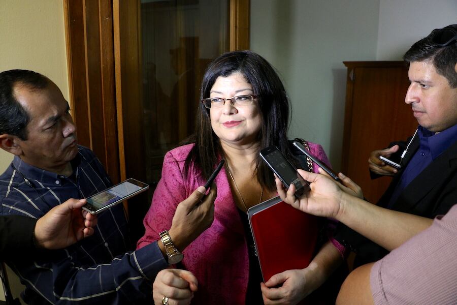 La exjueza Carolina Llanes, fue interventora del municipio de CDE y ahora es encargada de la Senabico. FOTO: ARCHIVO.
