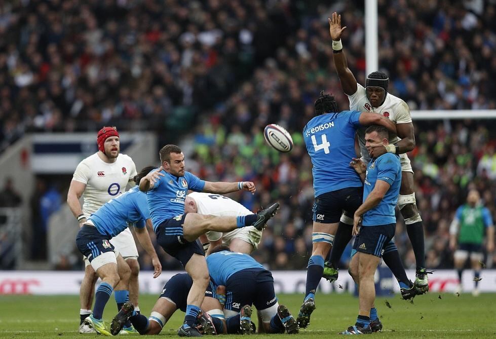 Con este triunfo, Inglaterra llega a las 17 victorias consecutivas y está a una sola del récord absoluto de los All Blacks. AFP. 