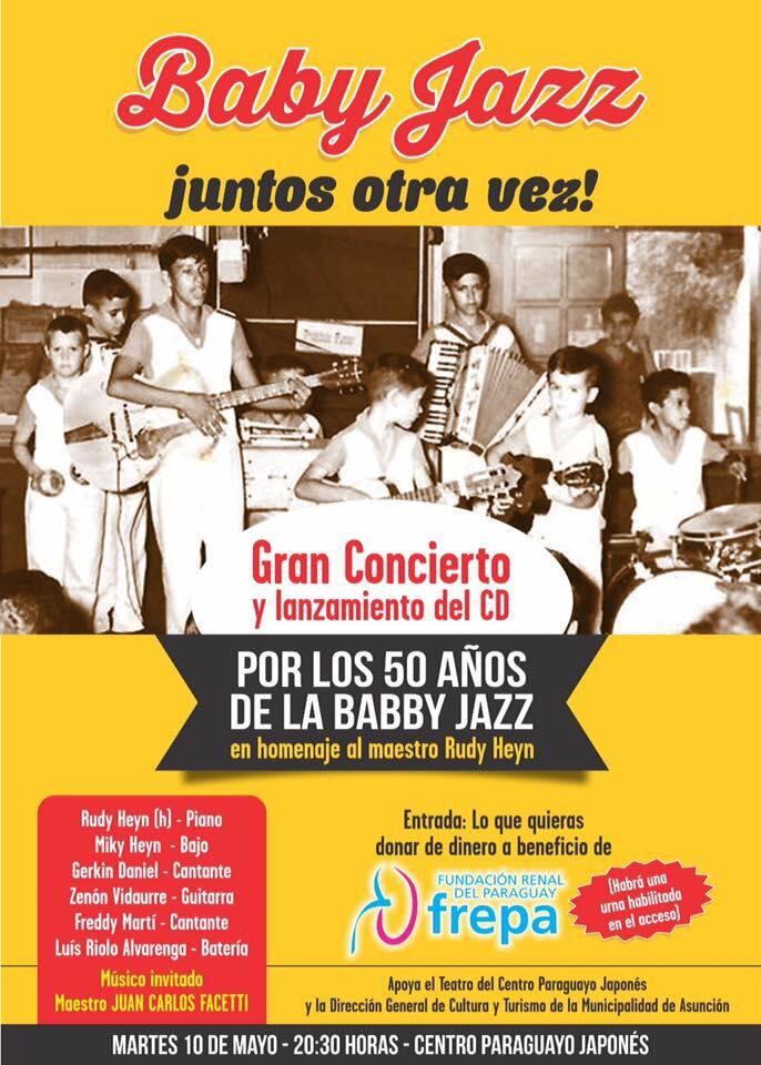 Afiche del evento de los Baby Jazz.