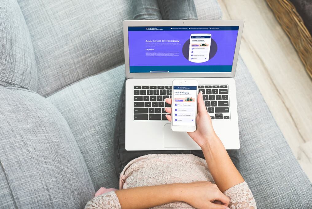 La plataforma para seguimiento y monitoreo de personas que deben guardar cuarentena por COVID-19 ha incorporado nuevas funciones. Foto: Gentileza.