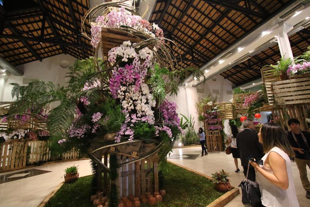 La exposición de orquídeas de Taiwán se desarrolla en el Centro de Convenciones Mariscal del 10 al 15 de mayo. Foto: Pánfilo Leguizamón.