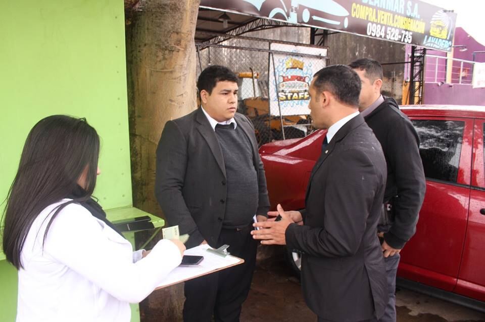 Juan Gabriel Colarte en el momento de su detención. Foto: Fiscalía