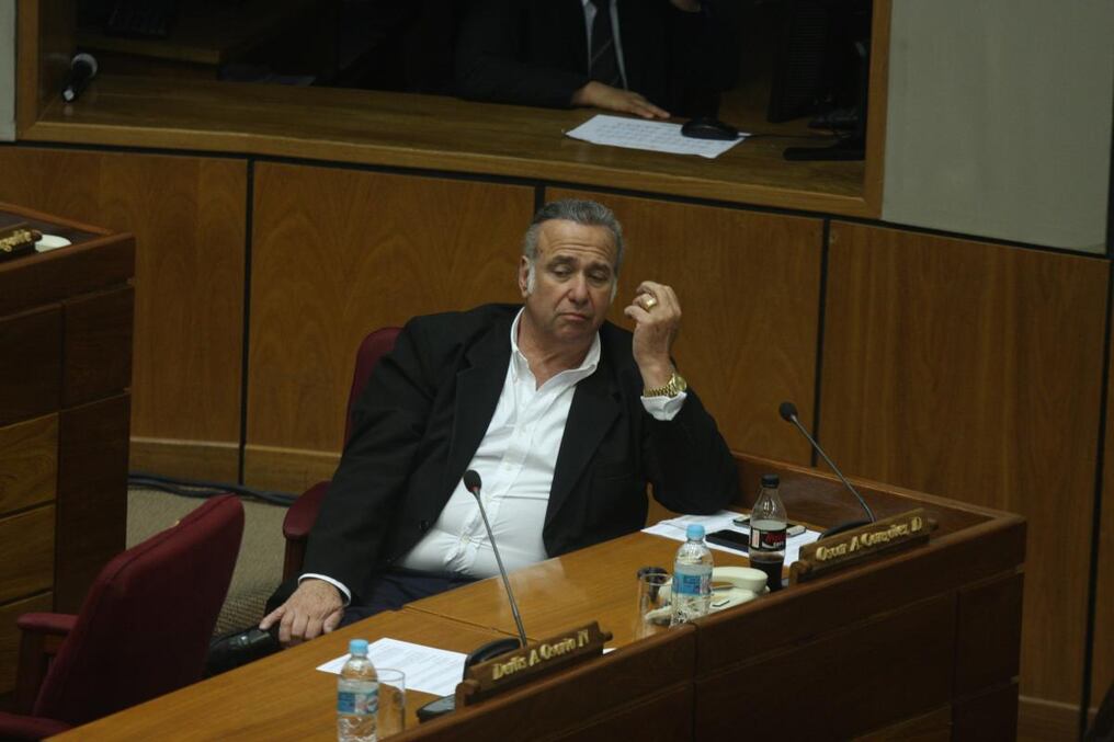 El senador Óscar González Daher a disposición del Ministerio Público. Foto: Archivo