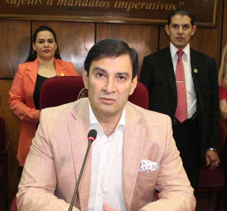 Silvio Ovelar, presidente del Congreso. Foto: 970 AM