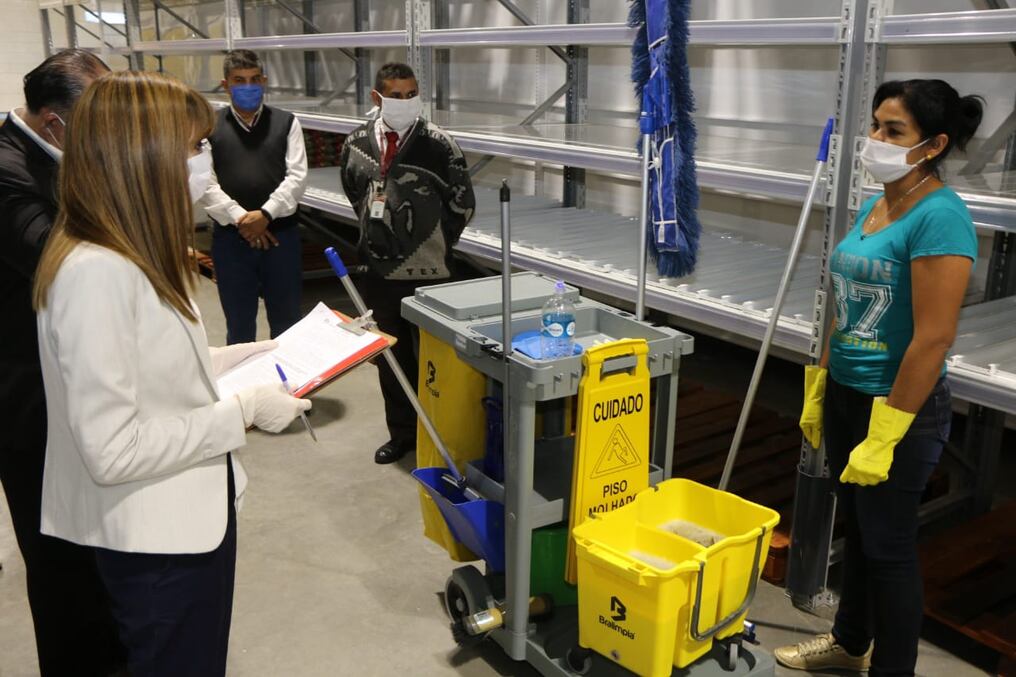 El Ministerio de Trabajo realiza los controles en empresas. Foto: Gentileza.