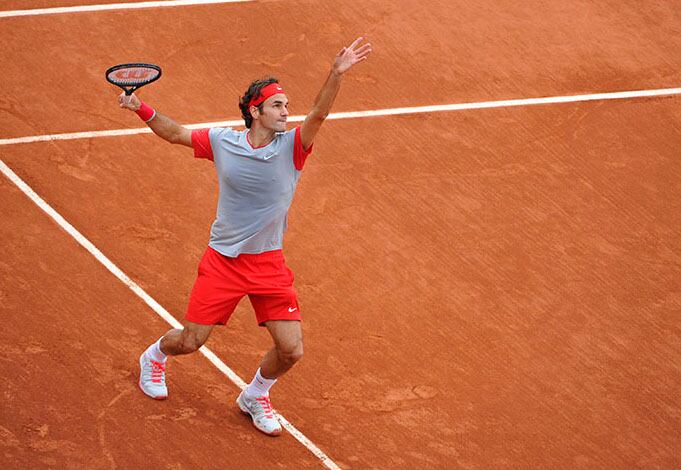 Roger Federer avanza en el torneo de Roma.