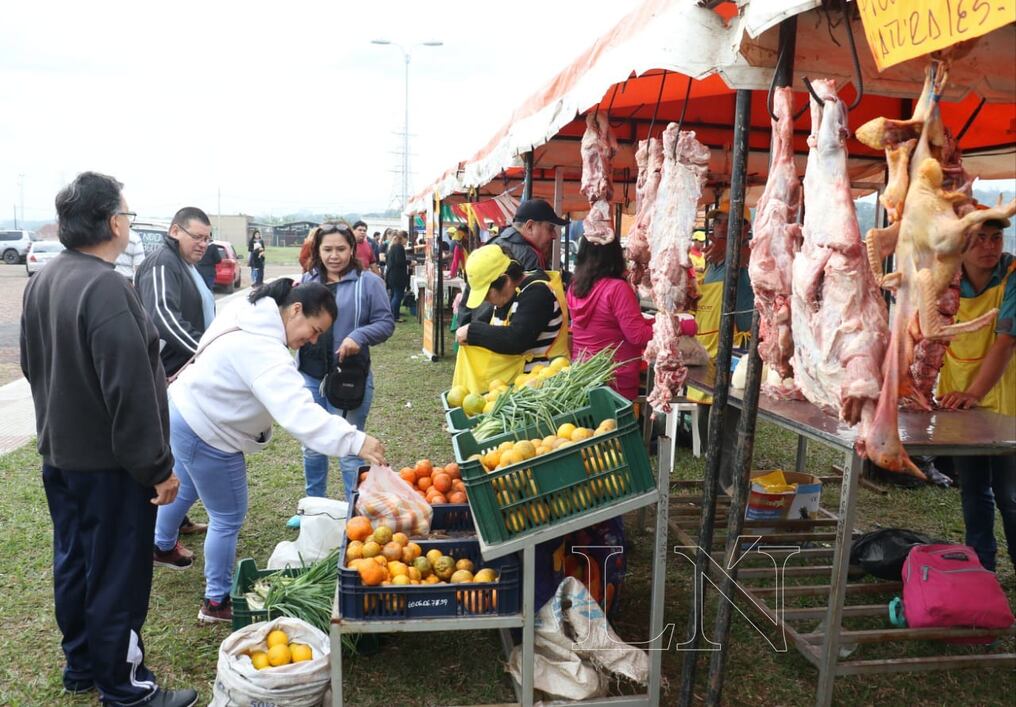 Feria de la Colonia a tu mesa del Indert. Foto: Pánfilo Leguizamón